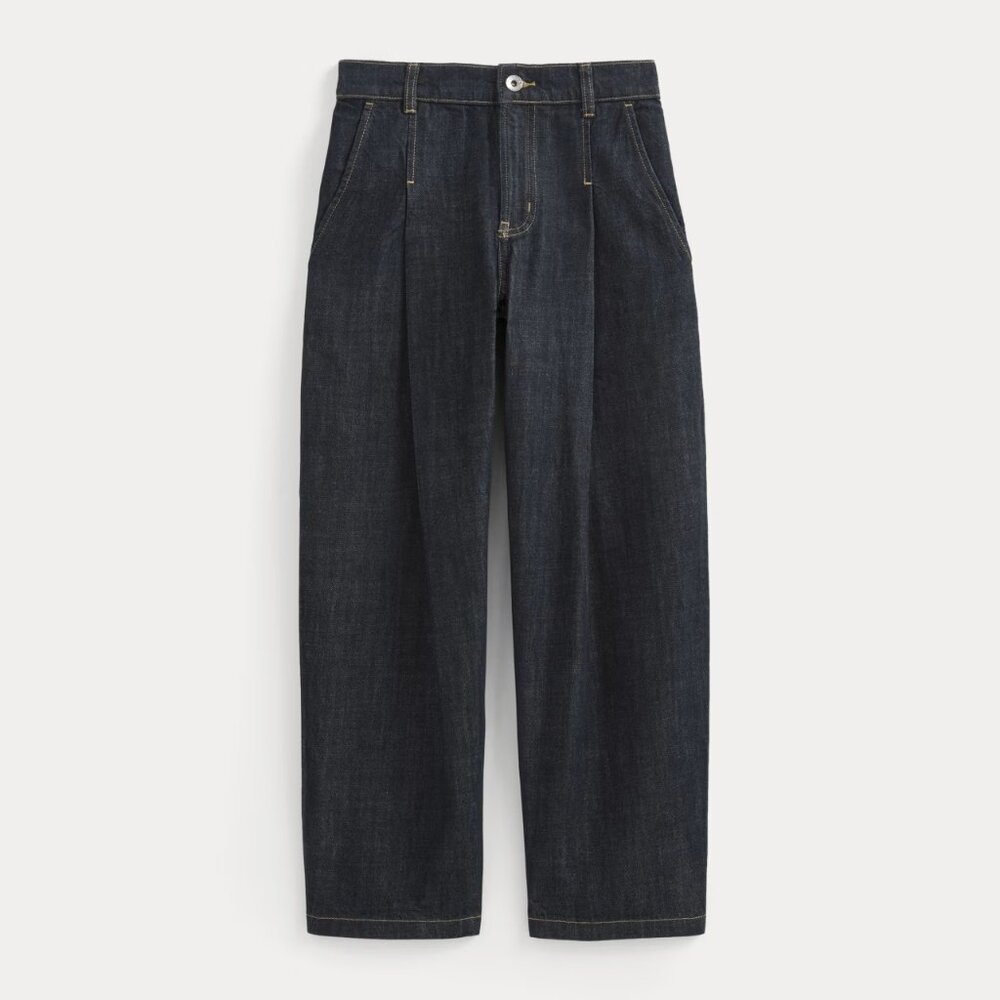 Everlane High Rise Pleated Jean - New With Tags